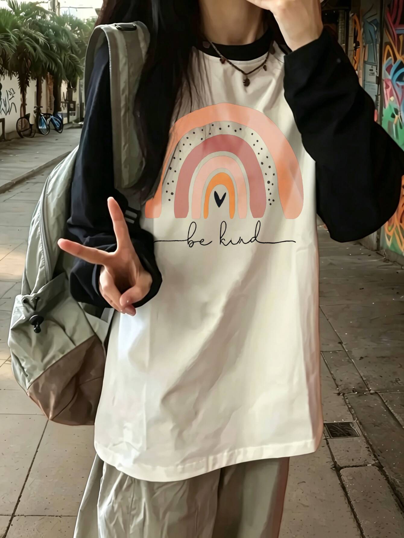 Winter Clothes - Camiseta harajuku vintage casual com estampa