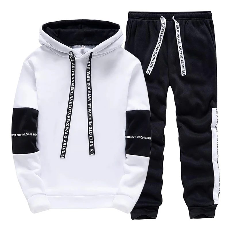 Winter Clothes - Conjunto de Moletom Masculino Casual com