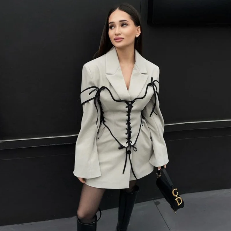 Winter Clothing Design - Conjunto de vestido de comprimento médio