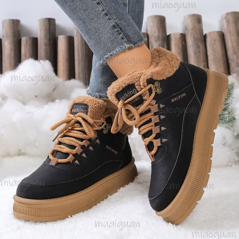 Snow Boot Fur Lined - Plus size 36-41 botas de neve