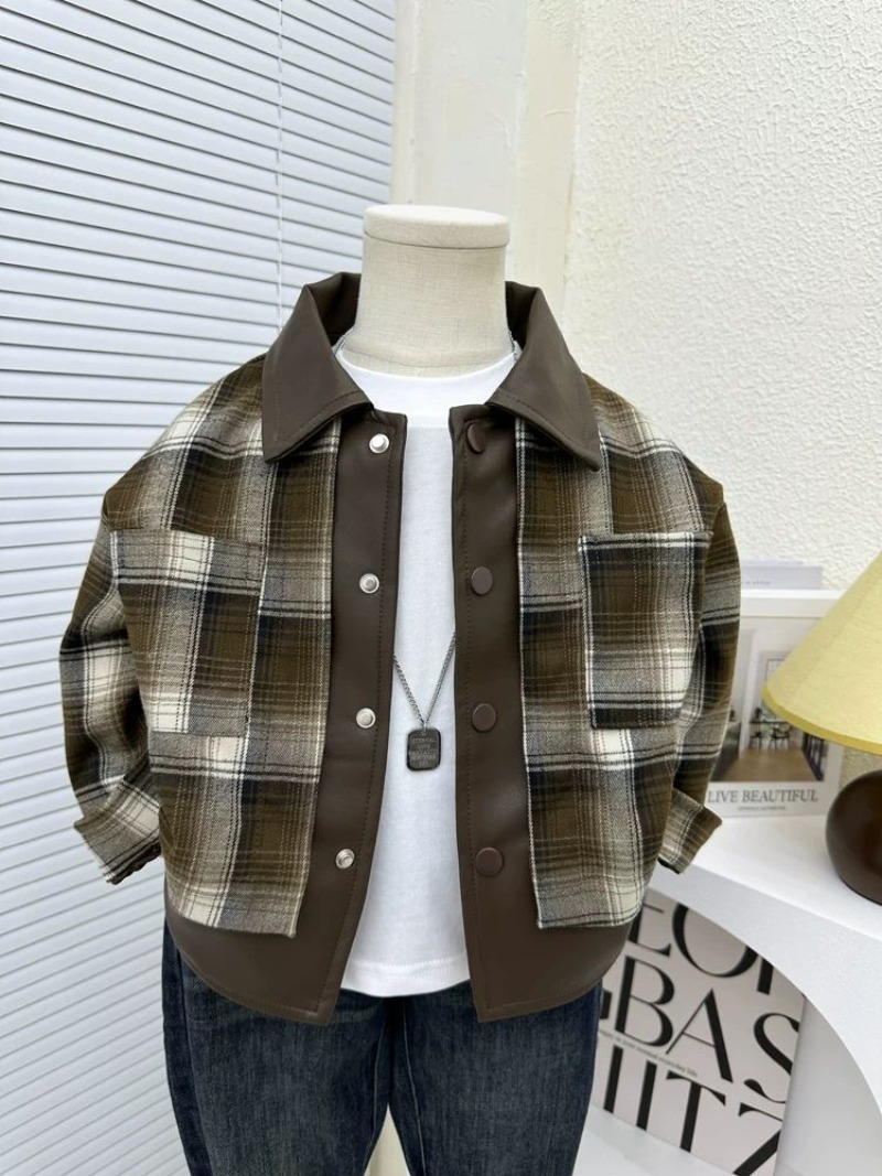 Winter Clothing For Toddlers - Jaqueta xadrez infantil meninos primavera manga