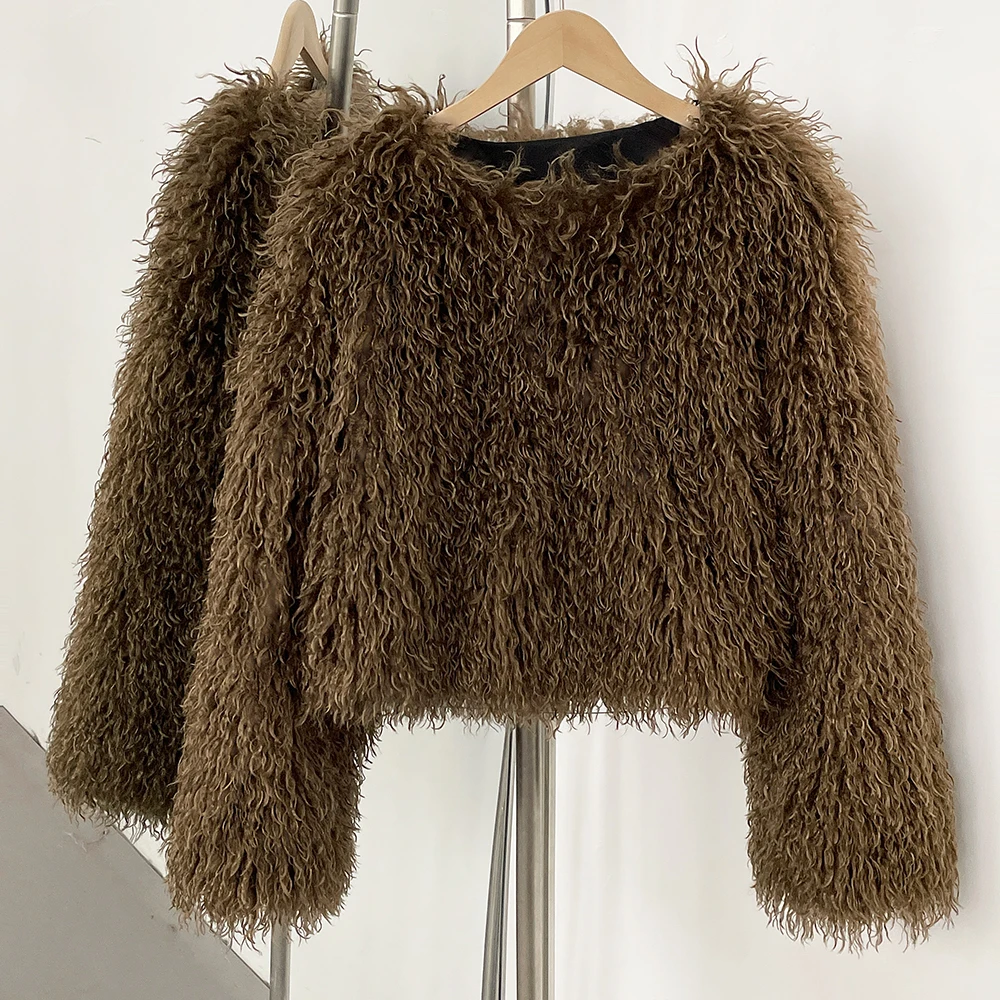 Winter Clothing Manufacturers - Casaco de Pele Ecológico, Jaqueta de