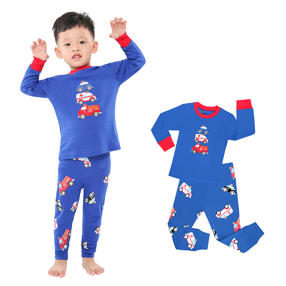 Winter Clothing For Toddlers - 100 Cotton Boys Pajamas Sets 2pcs