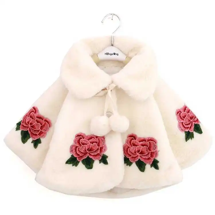 Winter Clothing For Toddlers - Poncho de Imitação de Pele Infantil,