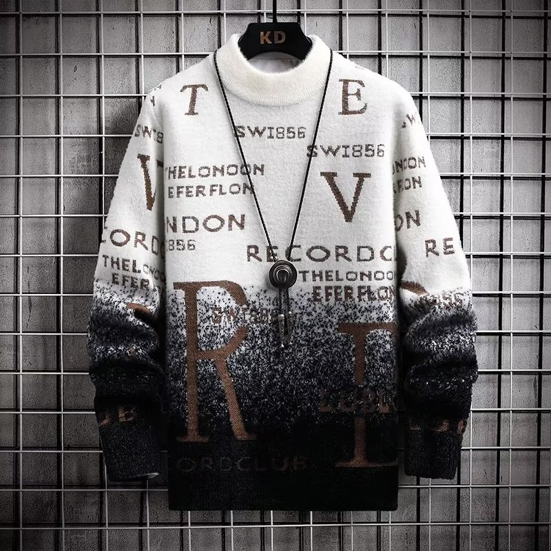 Winter Clothing English - 2022 outono inverno camisola masculina moda