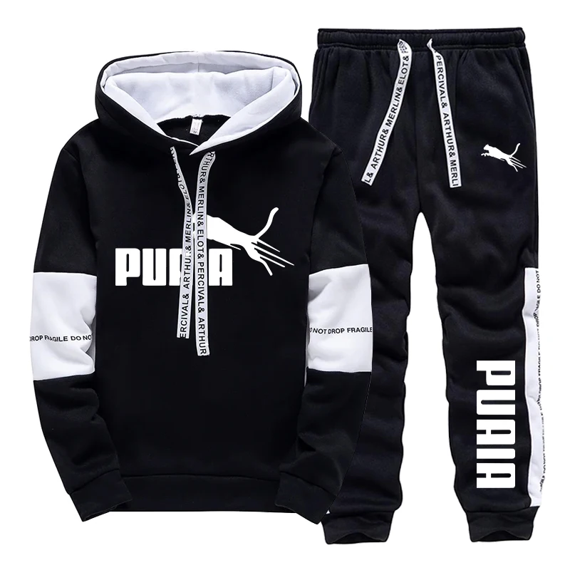 Winter Clothes - Conjunto Masculino de Moletom com Capuz