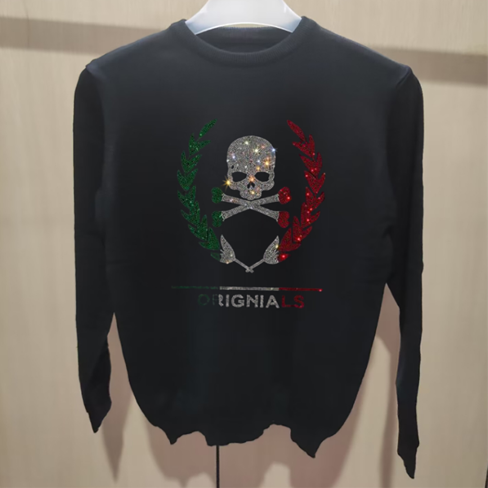 Suéter masculino com cabeça de - Winter Clothing English avaliação e preço