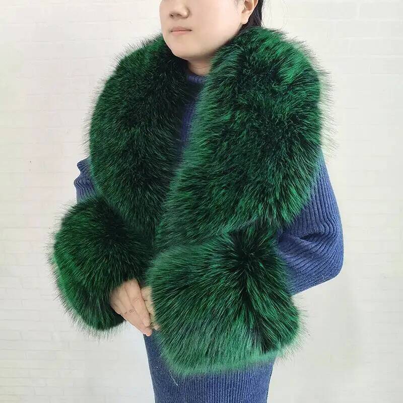 Grande feminino falso cachecol - Winter Clothing Design avaliação e preço