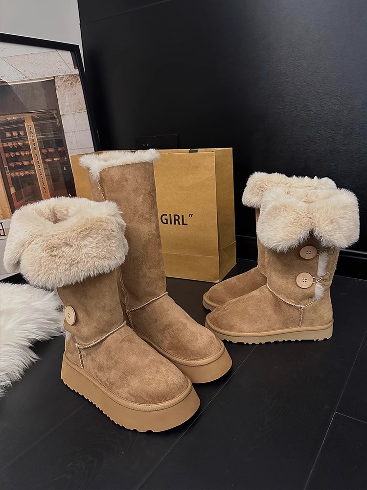 Inverno forrado de pelúcia ext - Snow Boot Fur Lined avaliação e preço