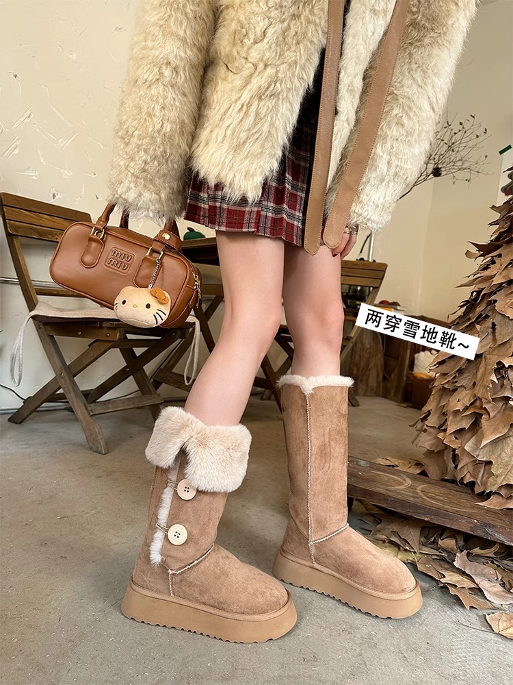 Inverno forrado de pelúcia ext - Snow Boot Fur Lined avaliação e preço