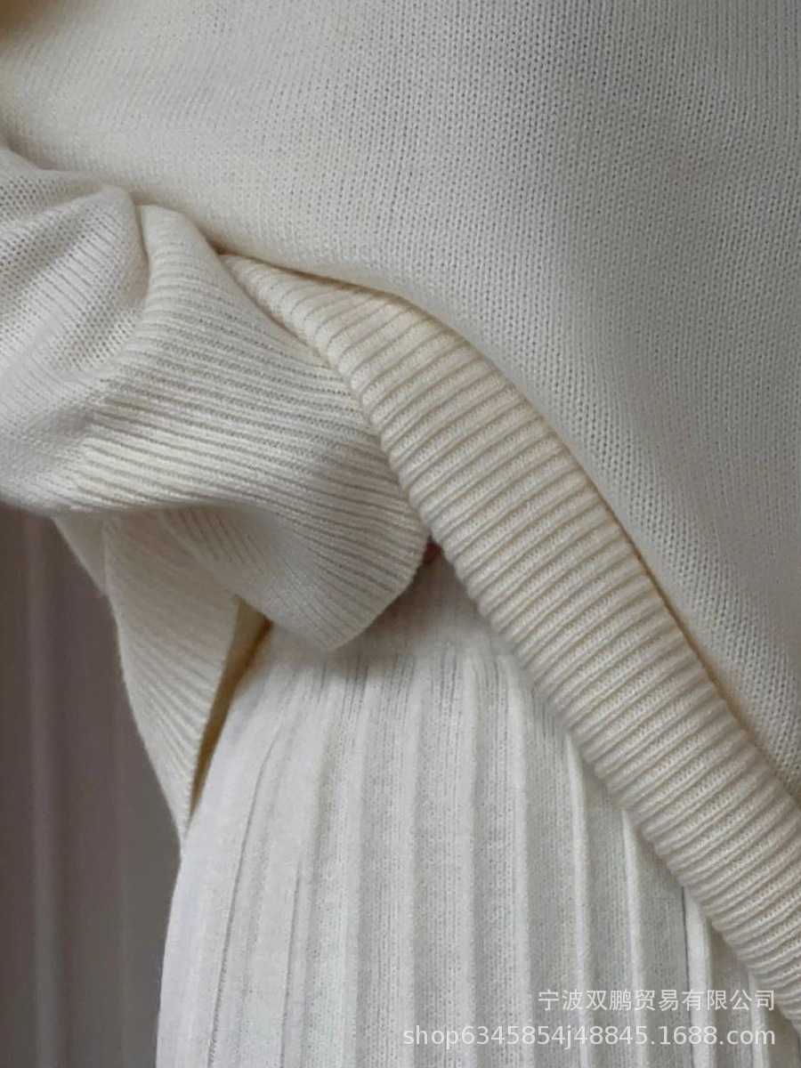 Outono cor sólida o-pescoço ca - Clothing Style Winter avaliação e preço