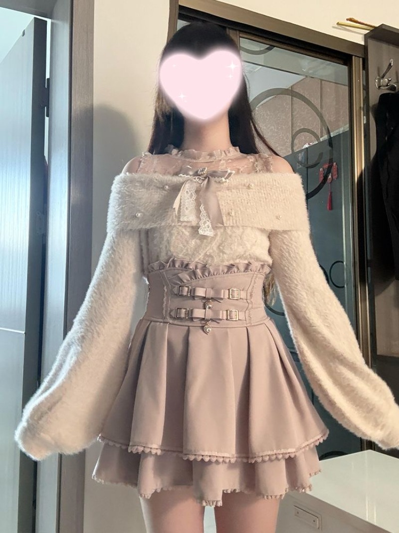 Suéter japonês estilo lolita,  - Clothing Style Winter avaliação e preço