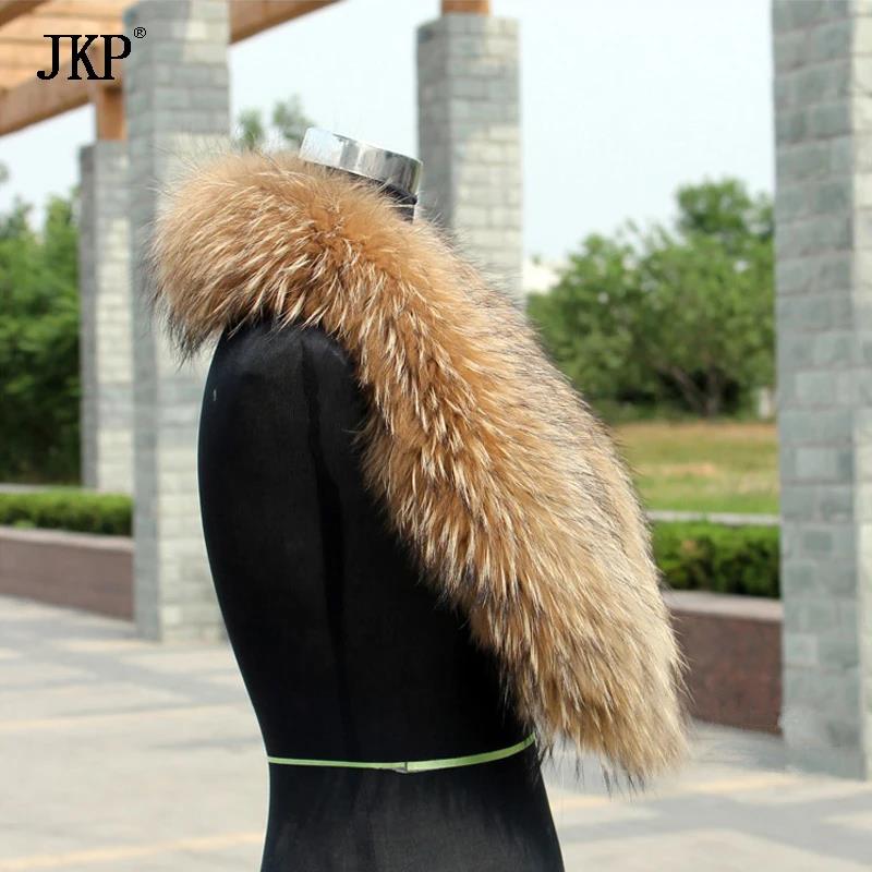Gola de pele natural real pele - Winter Clothing Design avaliação e preço