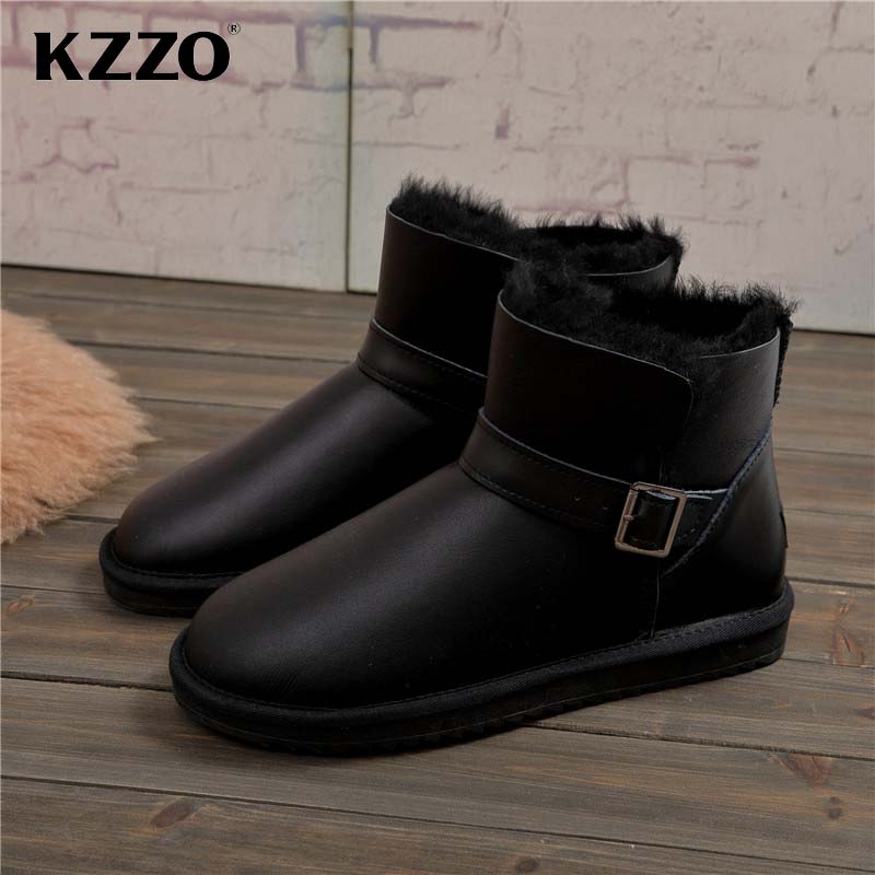 Kzo 2025 novos homens casuais  - Snow Boot Fur Lined avaliação e preço
