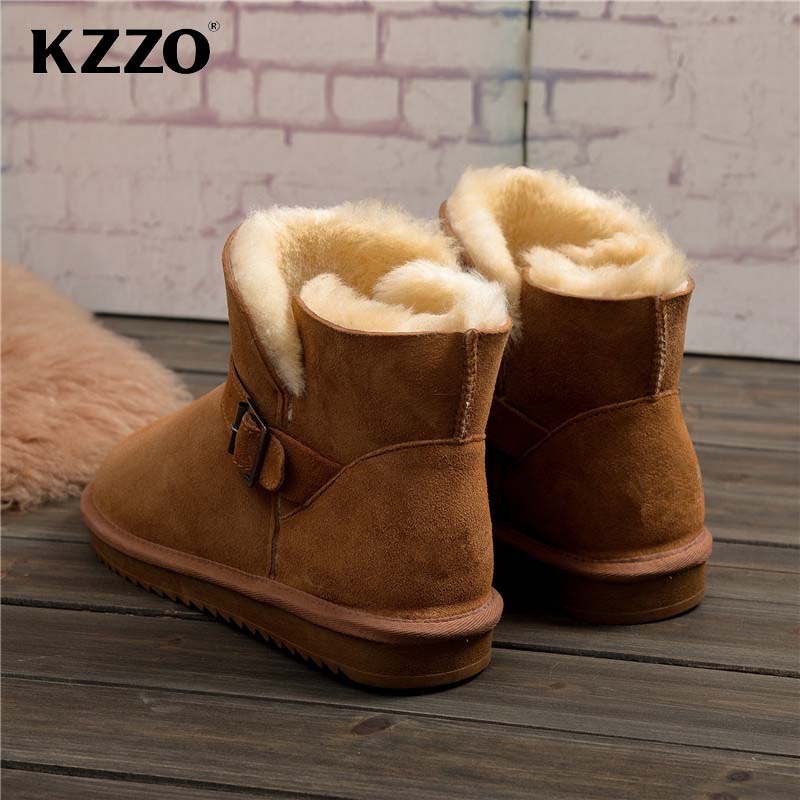 Kzo 2025 novos homens casuais  - Snow Boot Fur Lined avaliação e preço