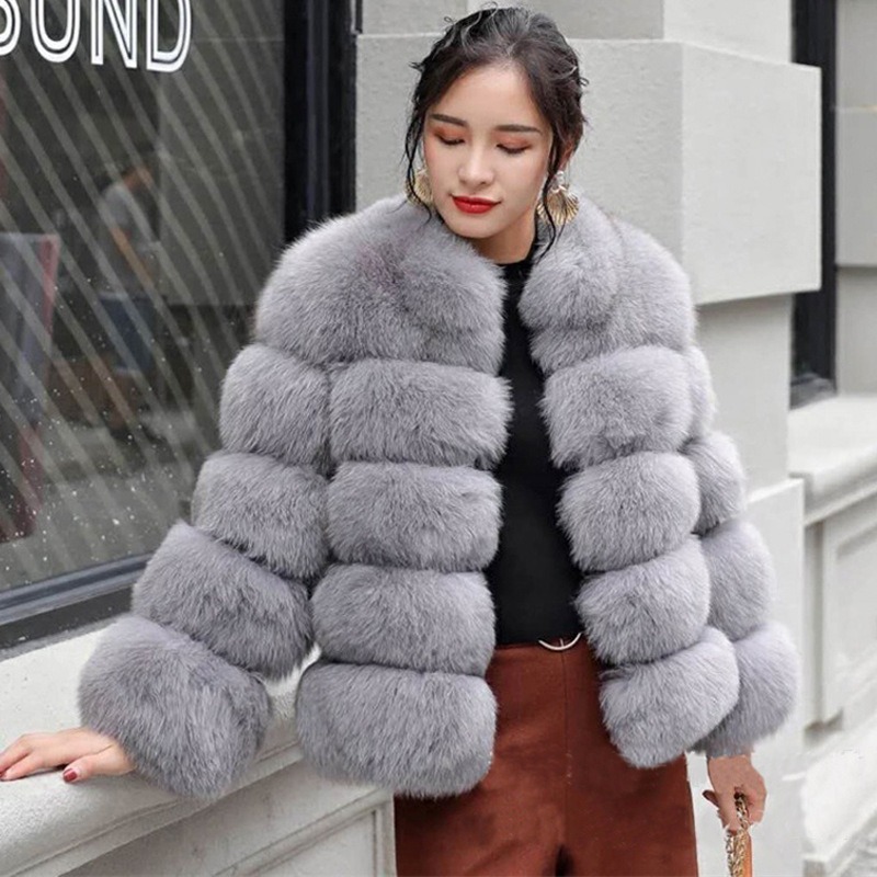 Jaqueta Feminina de Pele Sinté - Winter Clothing Manufacturers avaliação e preço