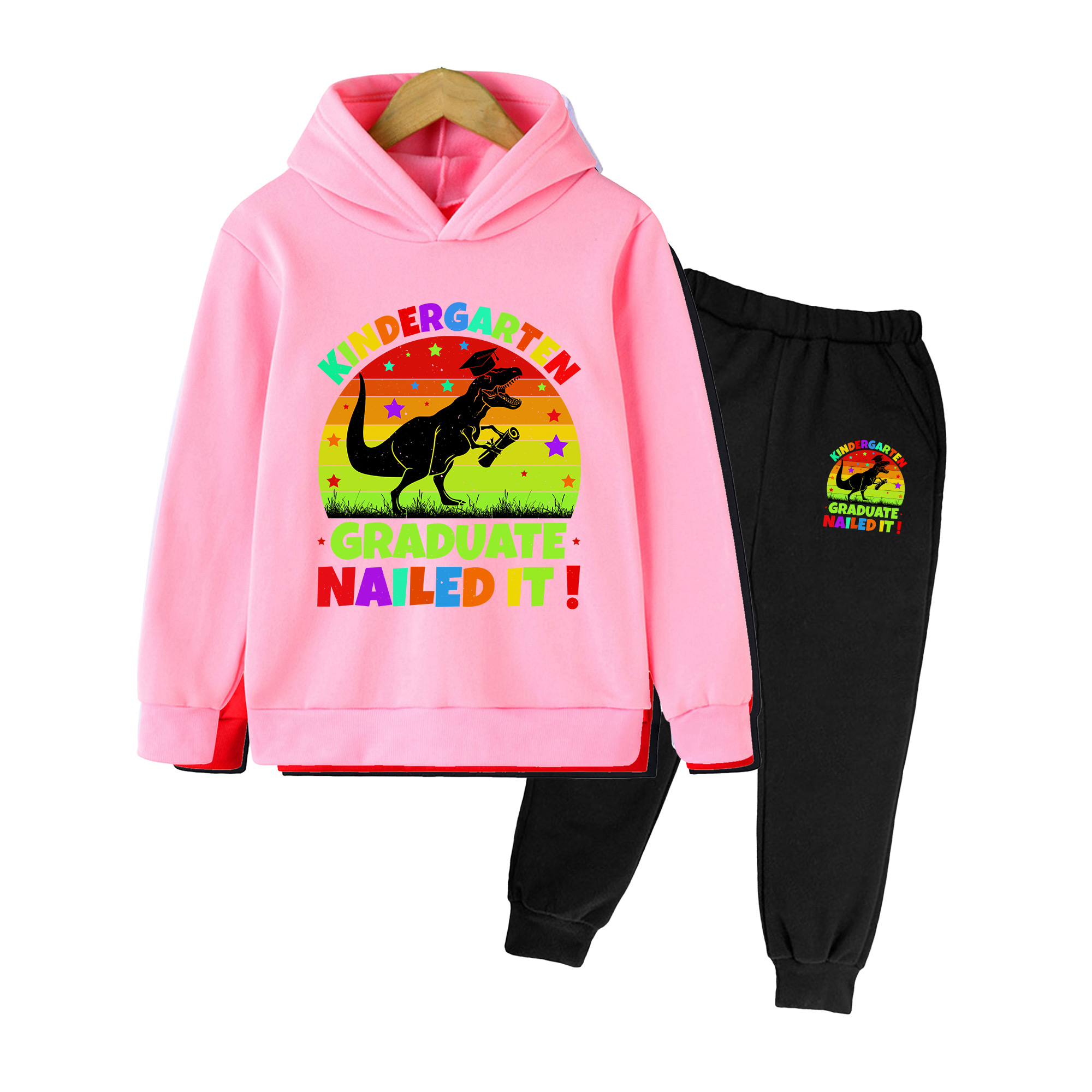 Conjunto de moletom e calça co - Winter Clothing Kindergarten avaliação e preço