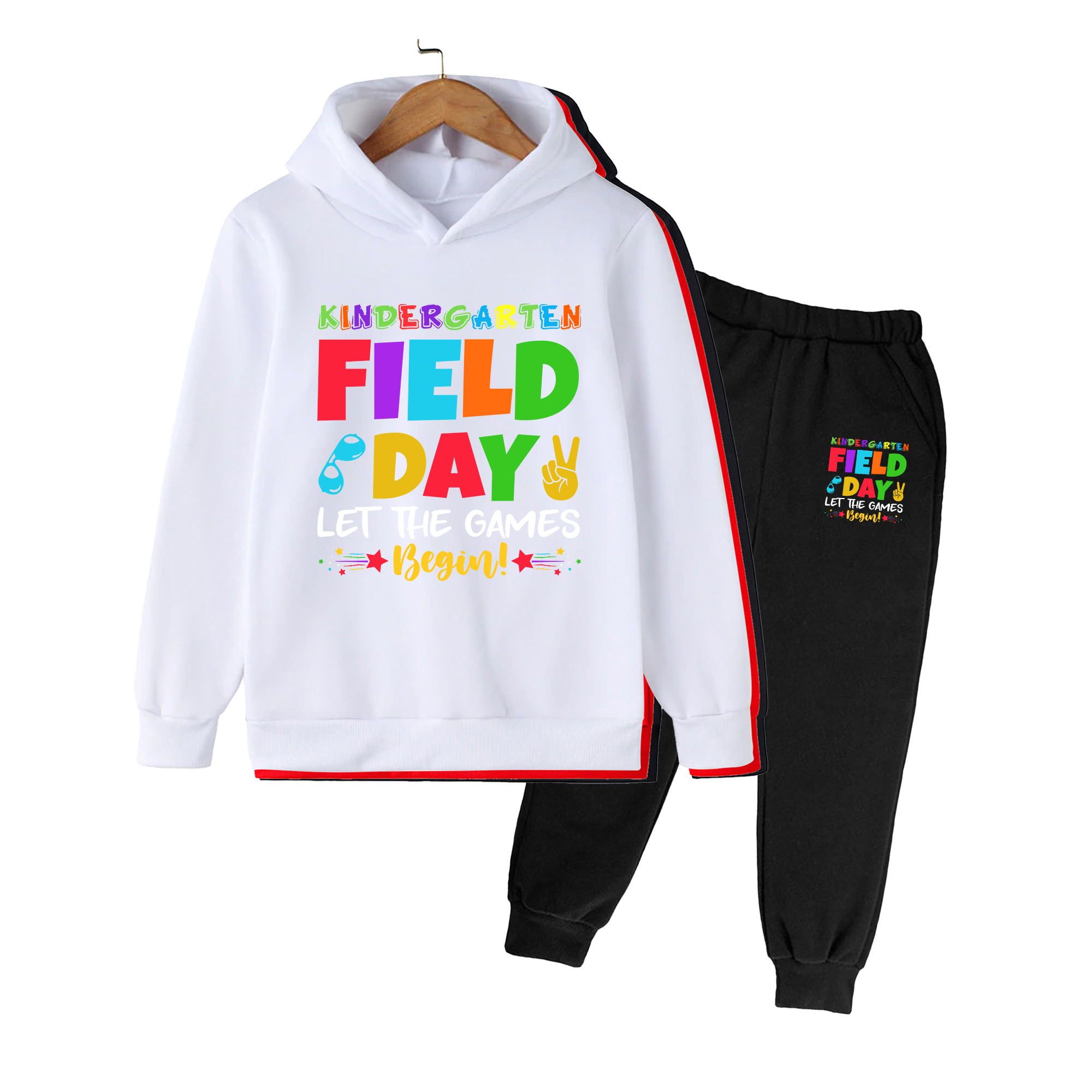 Conjunto de moletom e calça co - Winter Clothing Kindergarten avaliação e preço