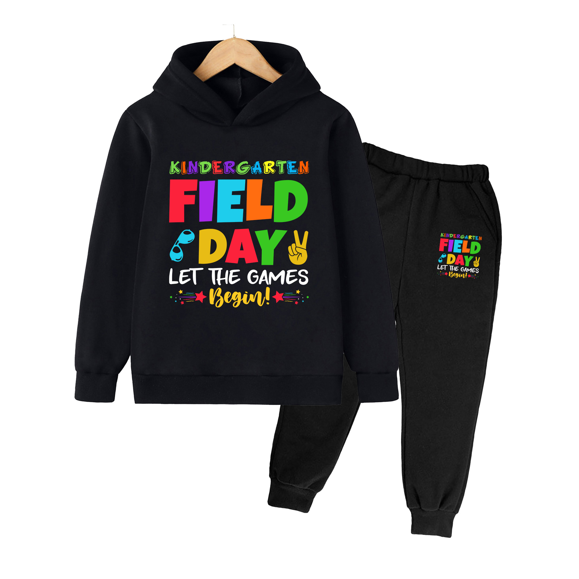 Conjunto de moletom e calça co - Winter Clothing Kindergarten avaliação e preço