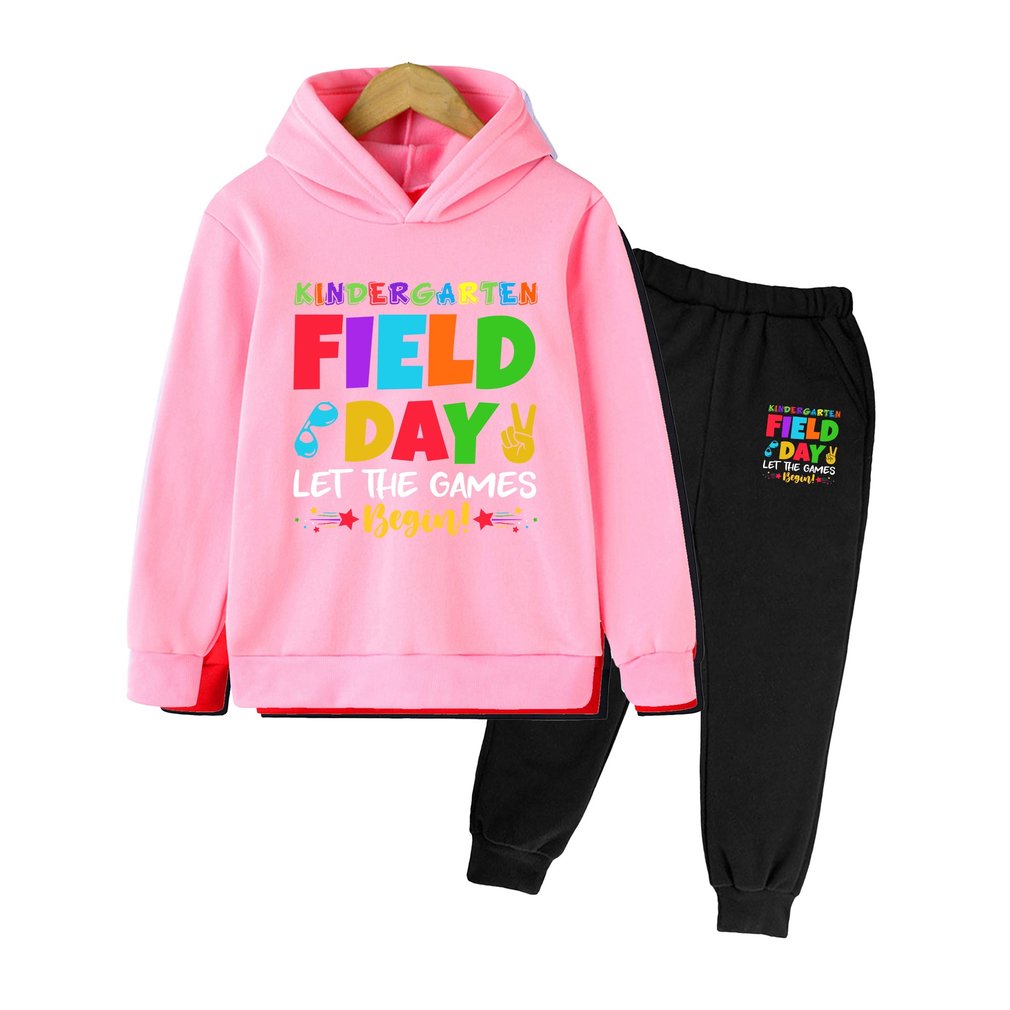 Conjunto de moletom e calça co - Winter Clothing Kindergarten avaliação e preço