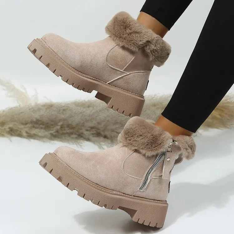 Botas de Inverno Femininas par - Snow Boot Fur Lined avaliação e preço