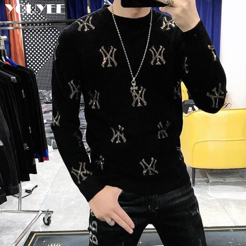Camisola masculina casual moda - Winter Clothing English avaliação e preço