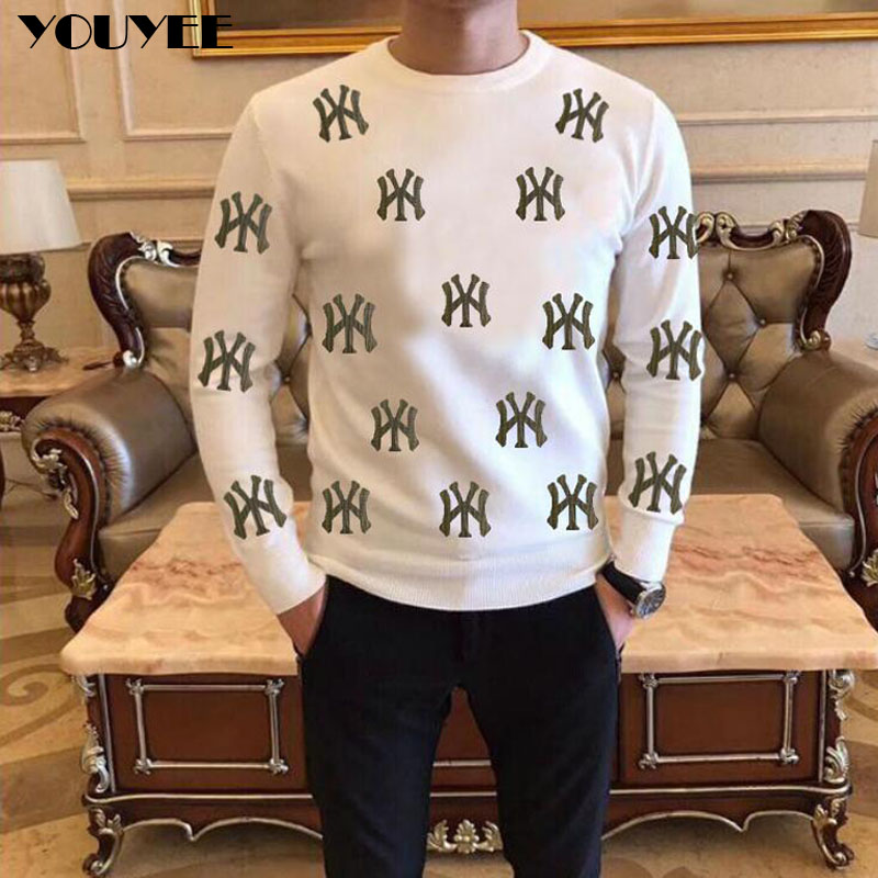 Camisola masculina casual moda - Winter Clothing English avaliação e preço