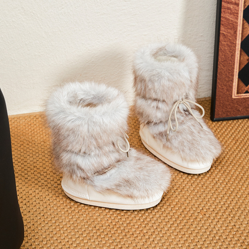 Botas de Inverno Femininas da  - Snow Boot Fur Lined avaliação e preço